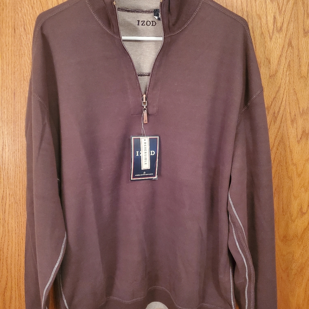 Izod men's 1/4 zip sweater